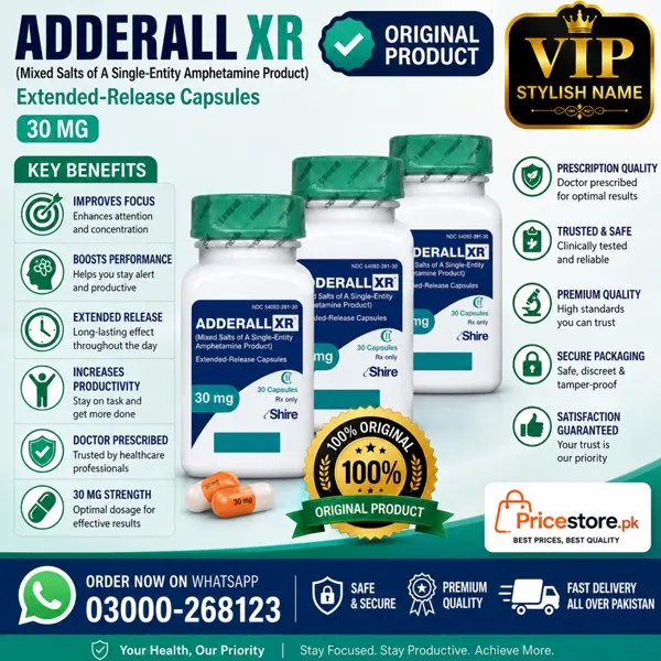 Adderall XR 30mg in Pakistan