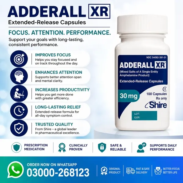 Adderall XR Tablets In Pakistan