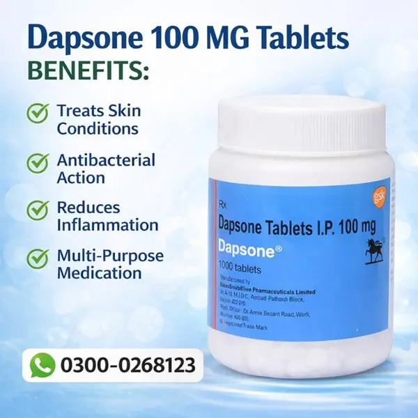 Dapsone 100 MG Tablets
