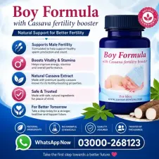 Baby Boy Formula Cassava Fertility Booster in Pakistan