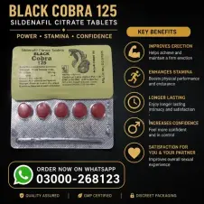 Black Cobra Tablets in Pakistan