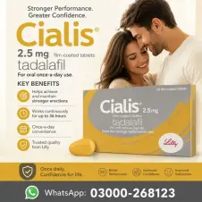Cialis 2.5mg Tablets in Pakistan