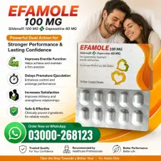 Efamole Dapoxetine Tablets in Pakistan