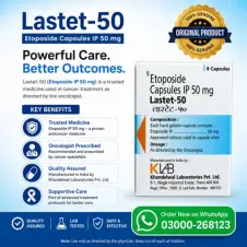 Etoposide Capsules IP 50Mg in Pakistan