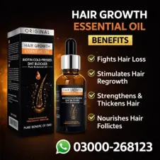 Hair Growth Original Essential Oil Biotin DHT Blocker 30ml in Pakistan