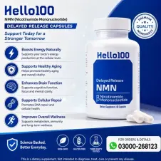 Hello100 Delayed Release NMN in Pakistan