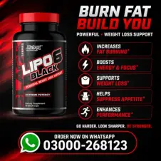 Lipo 6 Black 120 Capsules in Pakistan