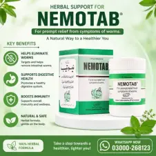 Nemotab 50 Tablets Hamdard In Pakistan
