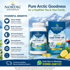 Nordic Naturals Arctic Cod Liver Oil Capsules in Pakistan