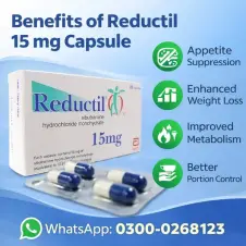 Reductil 15 MG Capsules