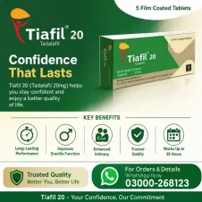Tiafil 20mg Tablets in Pakistan