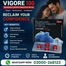 Vigore 100 MG Tablets in Pakistan