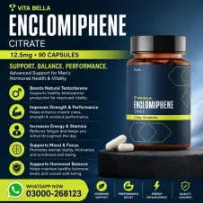 Vita Bella Enclomiphene Citrate 12.5mg – 90 Capsules in Pakistan